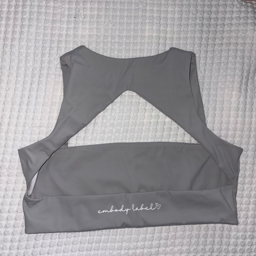 Embody Label Gray Workout Set - Picture 3 of 4